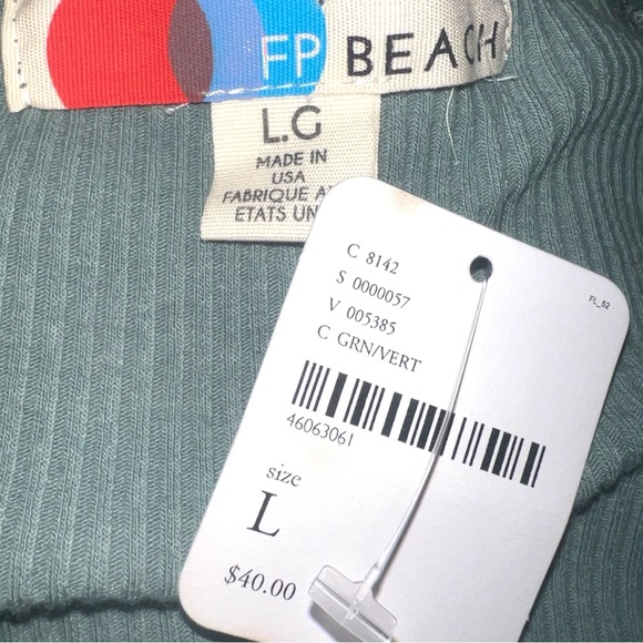 NEW FREE PEOPLE BEACH Who Needs Sleep Dress Size L - Picture 4 of 4